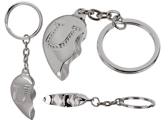 Metal Keychain, Broken Heart,