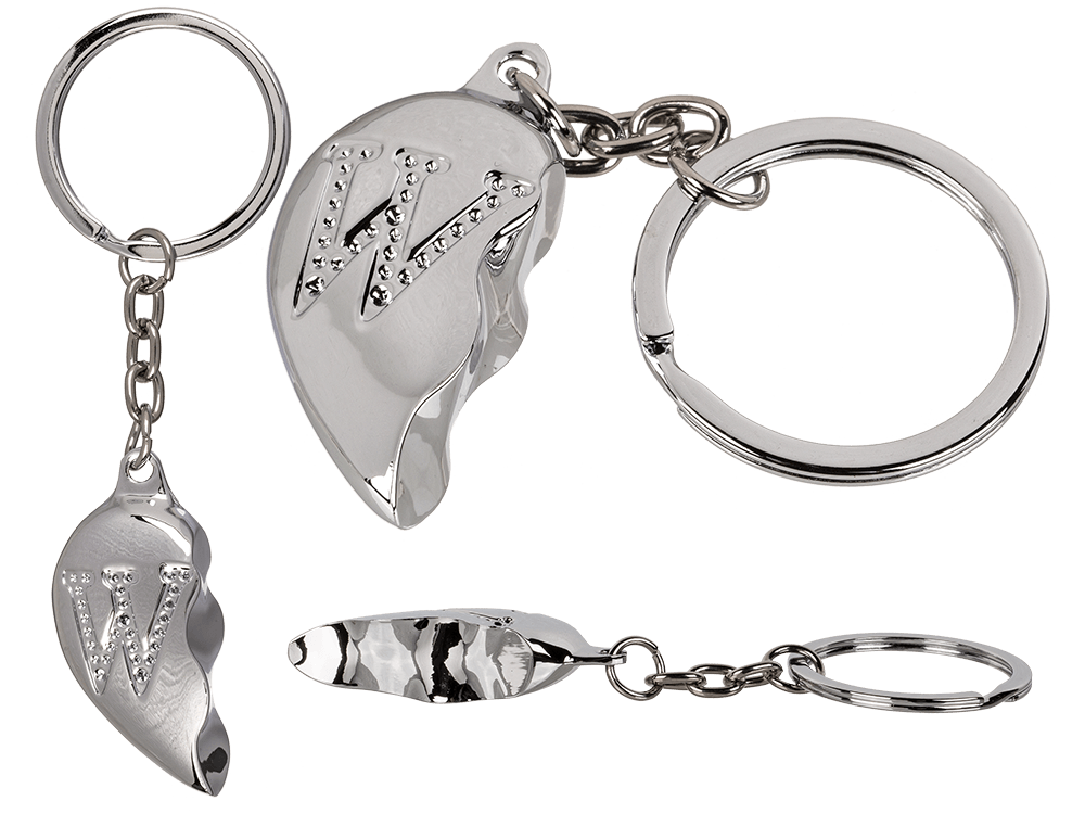 Metal Keychain, Broken Heart,
