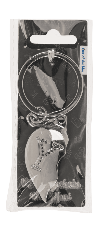 Metal Keychain, Broken Heart,