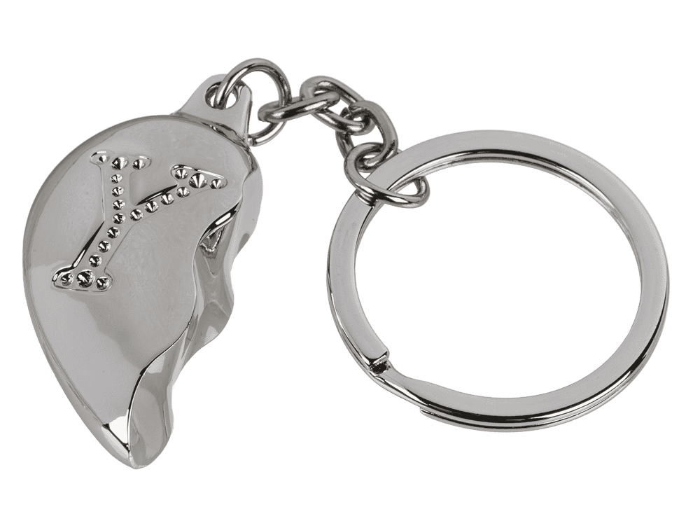 Metal Keychain, Broken Heart,