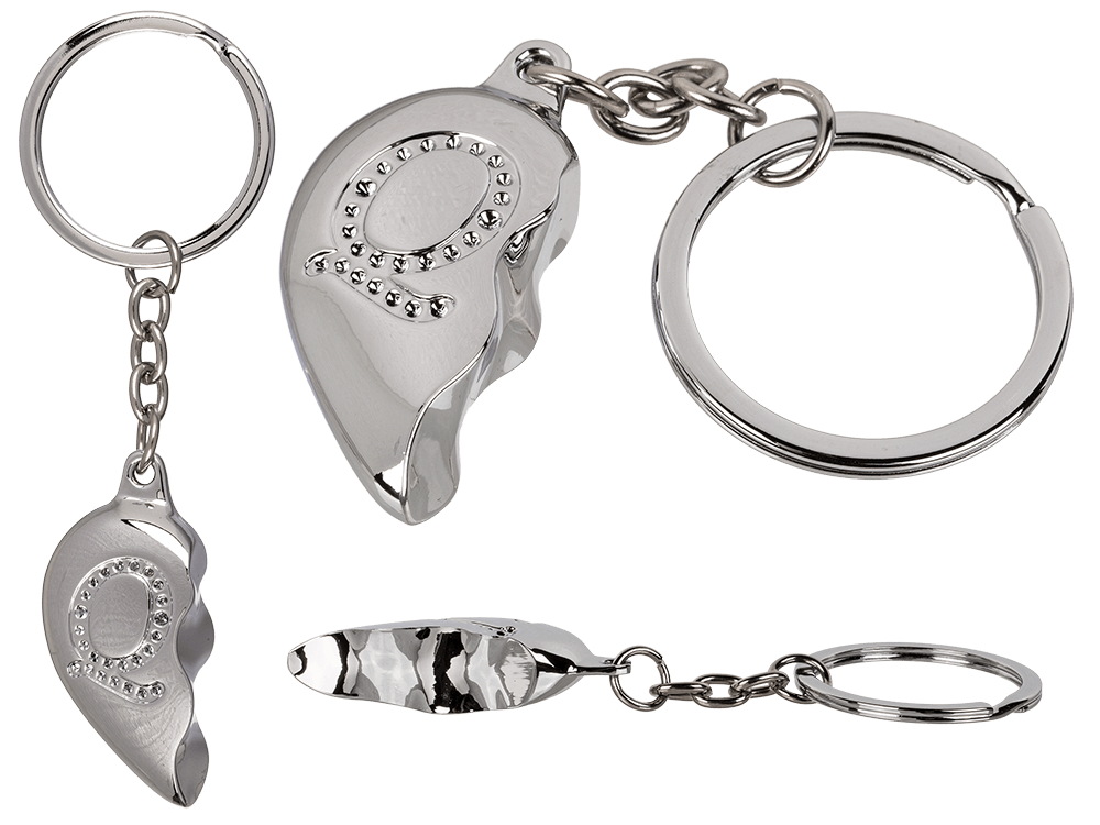 Metal Keychain, Broken Heart,