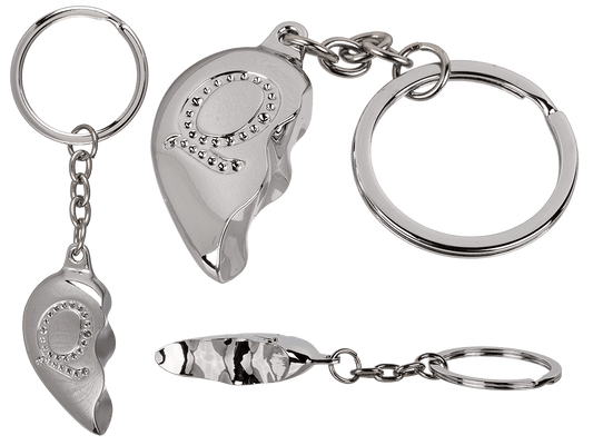Metal Keychain, Broken Heart,
