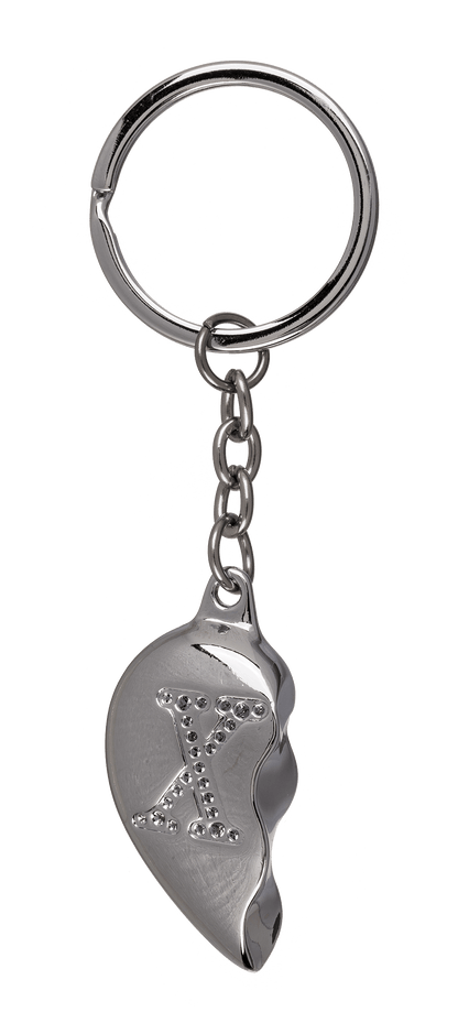 Metall-Schlüsselanhänger, Broken Heart,