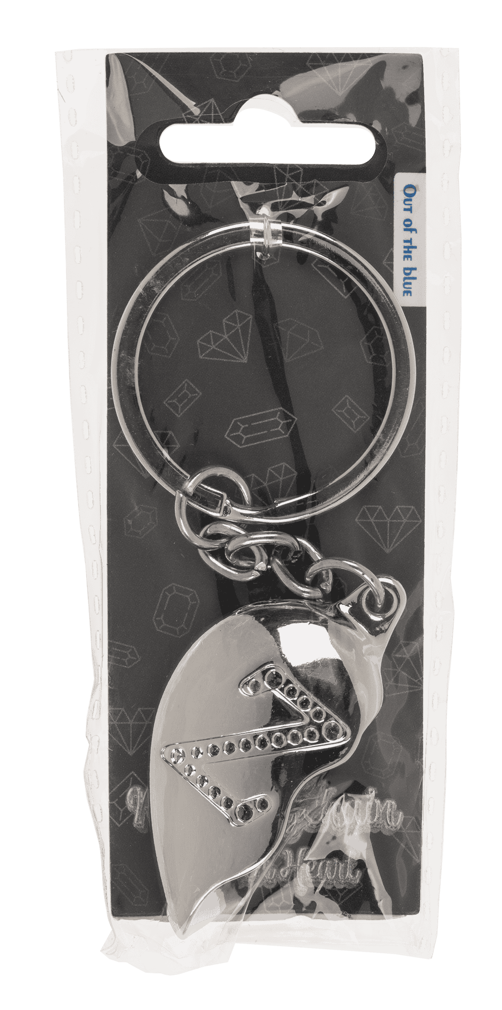 Metall-Schlüsselanhänger, Broken Heart,