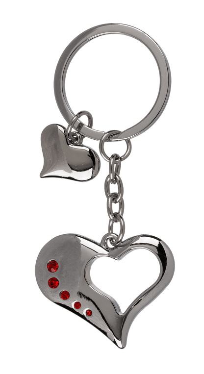 Metal Keychain, Heart,