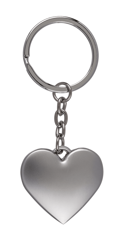 Metal Keychain, Heart,