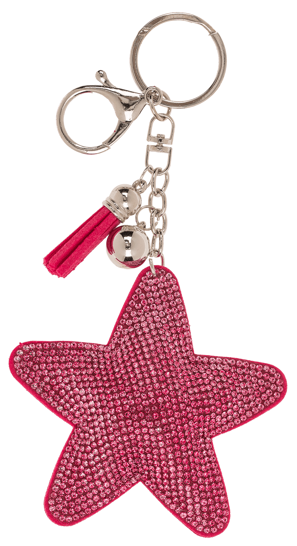 Metal Keychain, Tropical Sequins,
