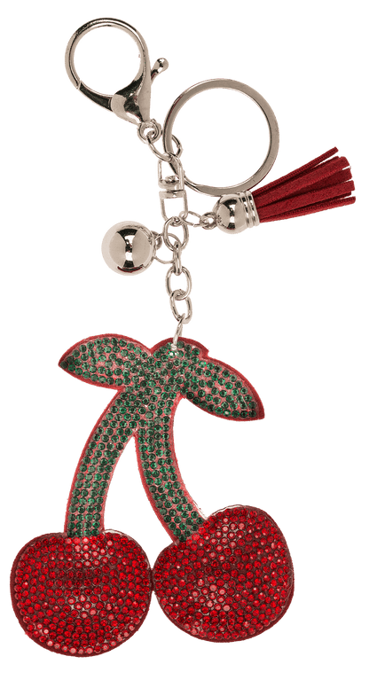 Metal Keychain, Tropical Sequins,