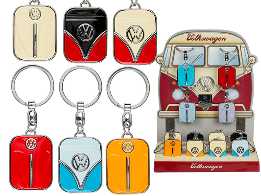 Metal keychain, VW Bus,