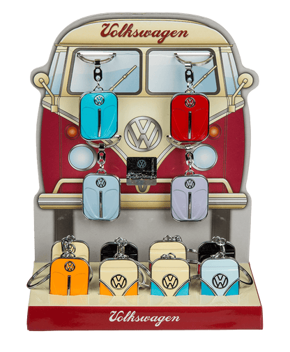 Metal keychain, VW Bus,