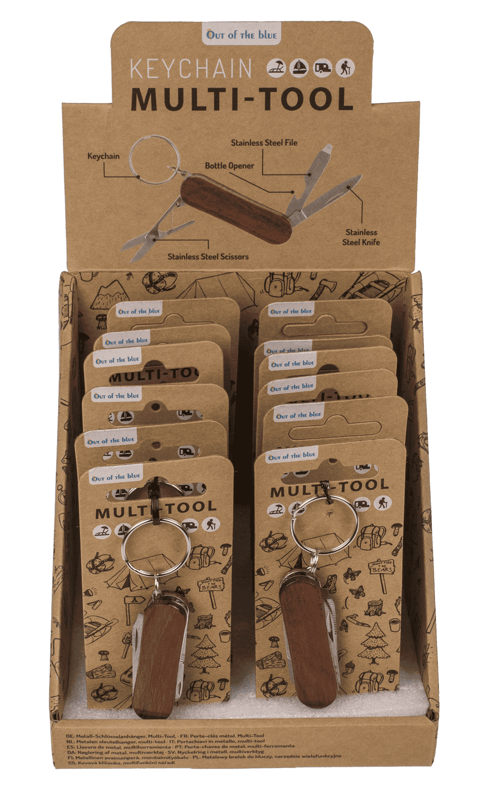 Metal keychain, Multi-Tool,