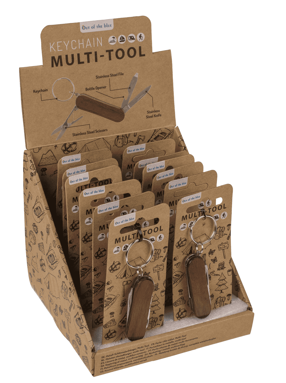 Metal keychain, Multi-Tool,