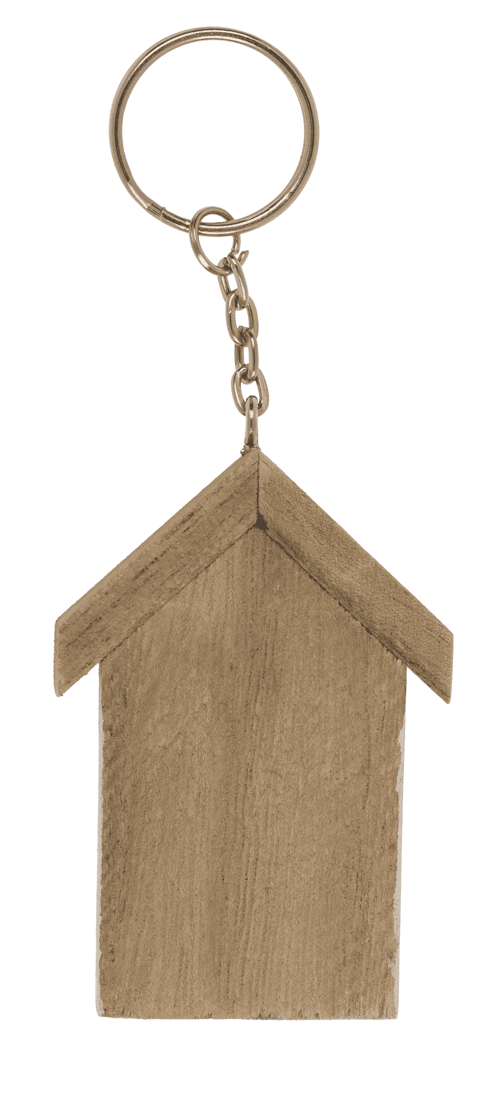Metal key chain, Wooden beach house,