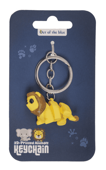 Metal keychain, 3D print Animals,