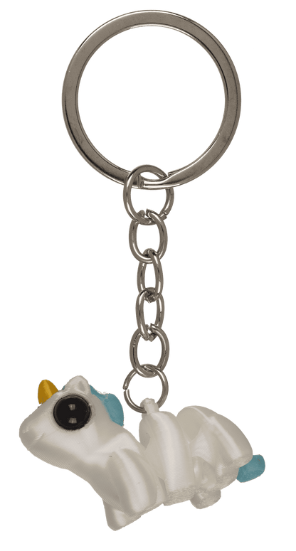 Metal keychain, 3D print Animals,