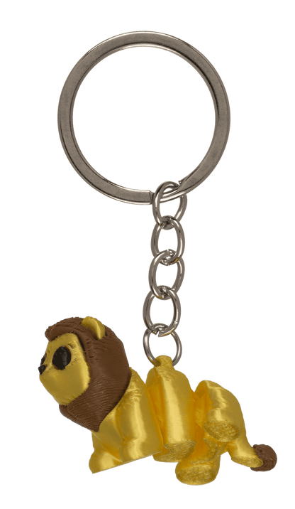 Metal keychain, 3D print Animals,