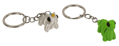 Metal keychain, 3D print Animals,