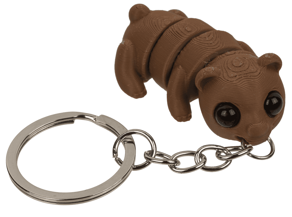 Metal keychain, 3D print Animals,