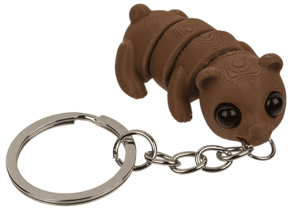 Metal keychain, 3D print Animals,