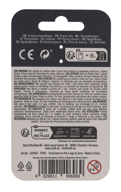 Metal keychain, 3D print Animals,