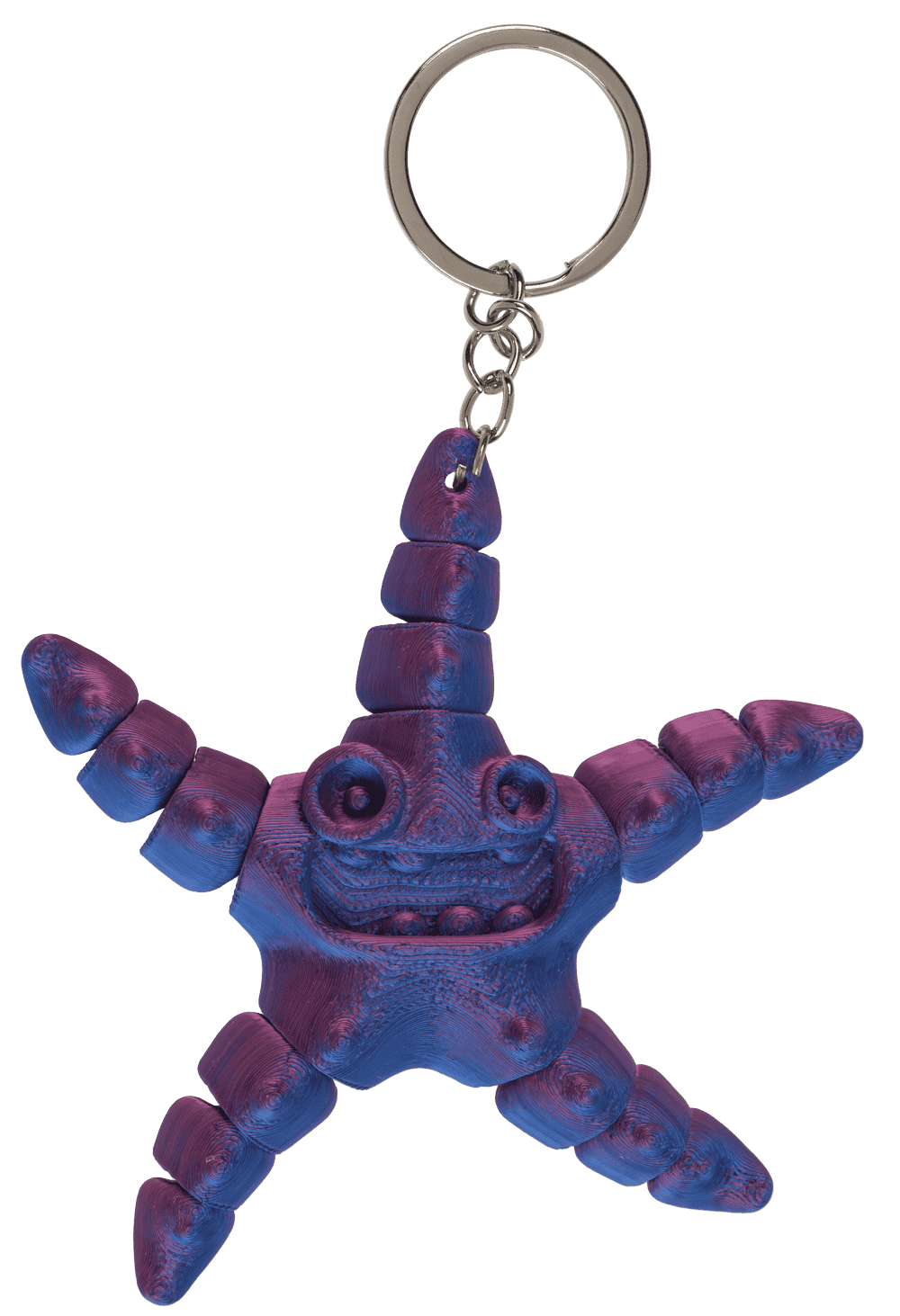 Metal keychain, 3D print Sea Animals,
