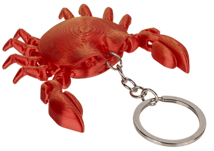 Metal keychain, 3D print Sea Animals,