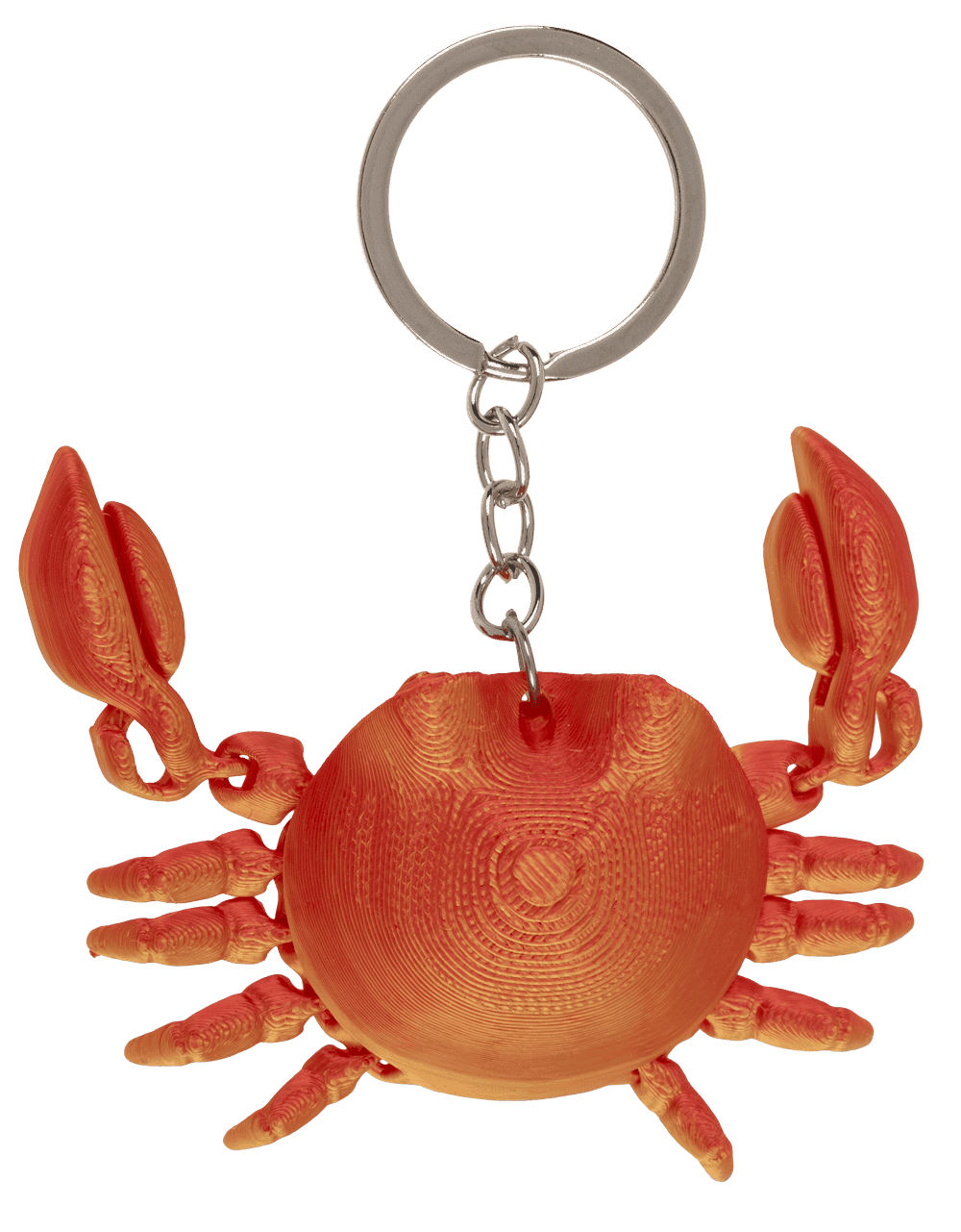 Metal keychain, 3D print Sea Animals,