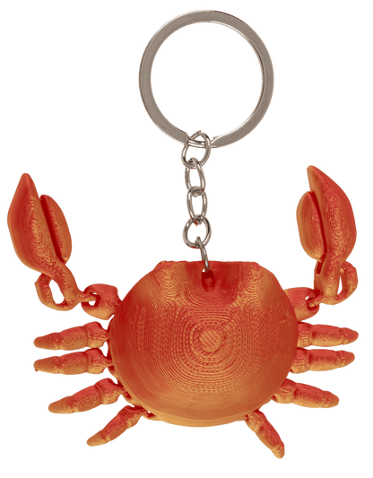 Metal keychain, 3D print Sea Animals,