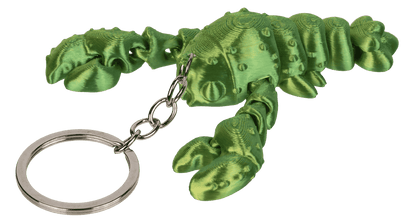 Metal keychain, 3D print Sea Animals,