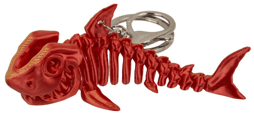 Metal keychain, 3D-Motiv.