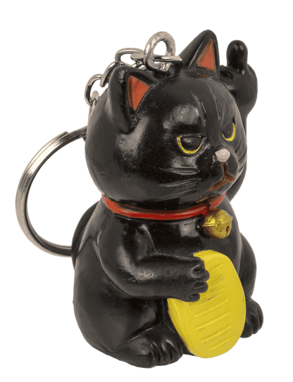 Metal keychain, Angry Cat,