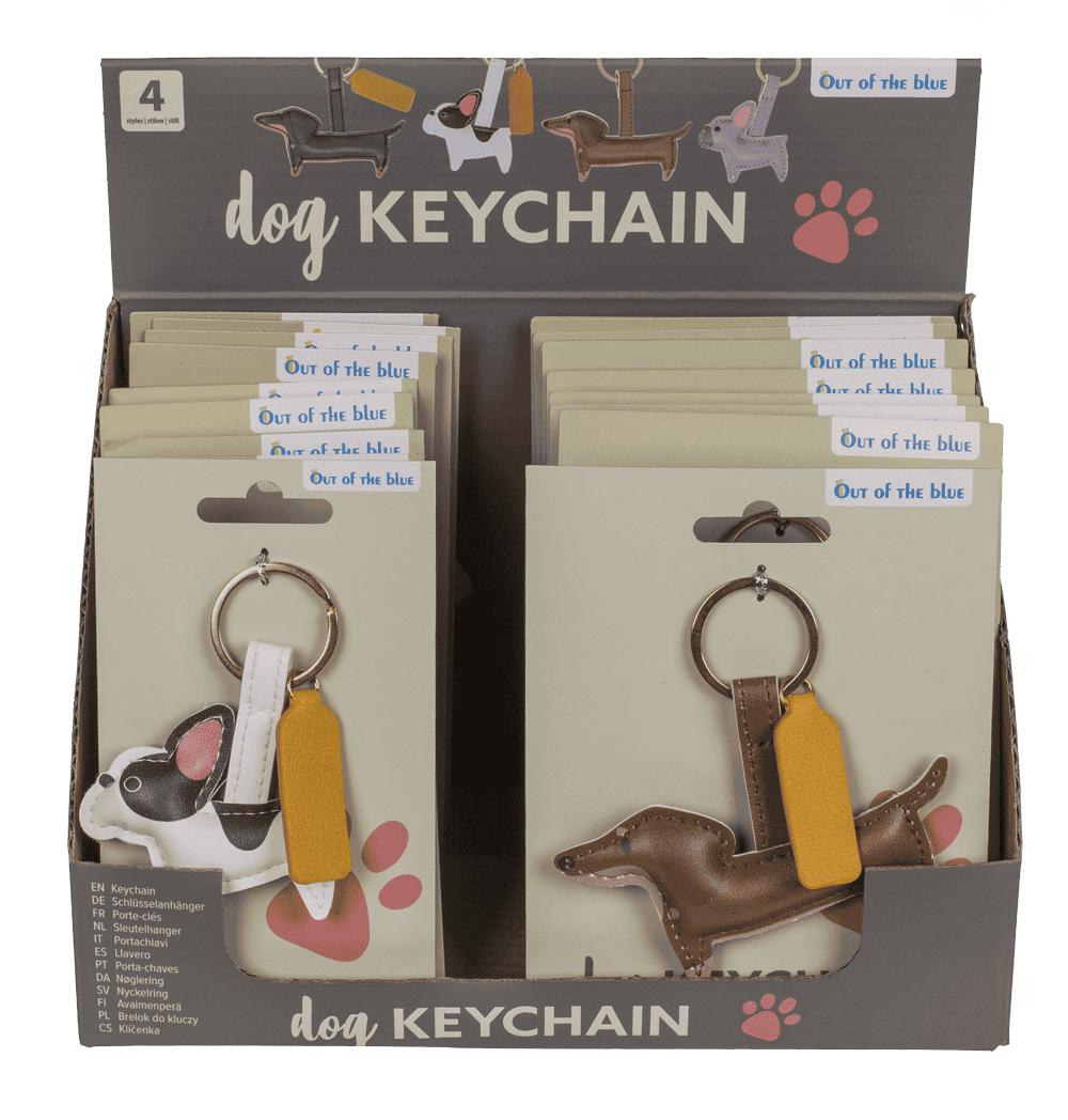 Metal keychain, Dog,