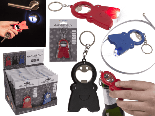 Metal keychain, Gadget Guy - 3 in 1,