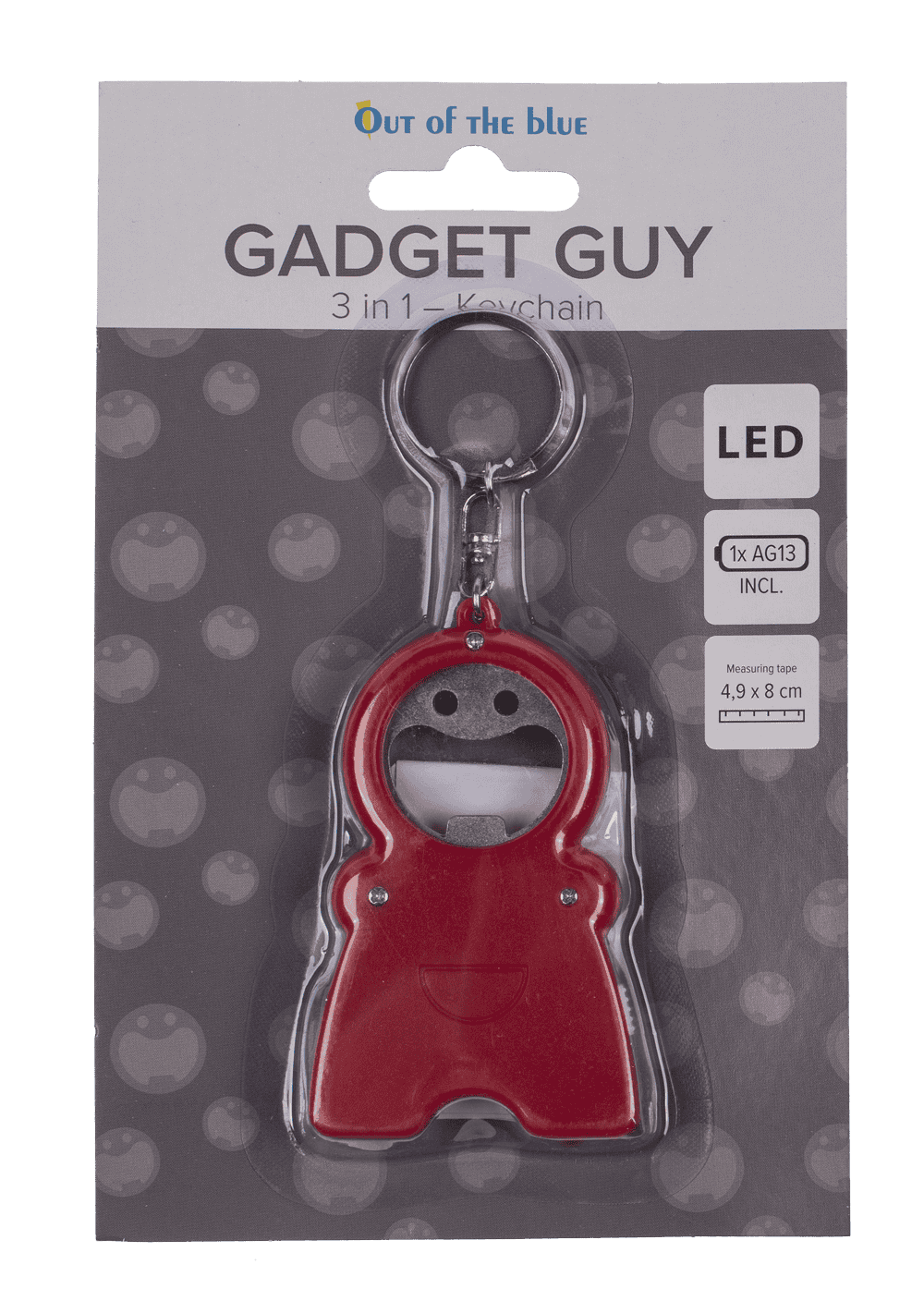 Metal keychain, Gadget Guy - 3 in 1,