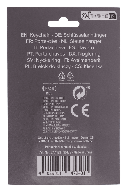 Metal keychain, Gadget Guy - 3 in 1,