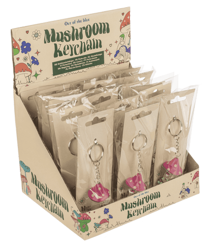 Metal keychain, Mushroom,