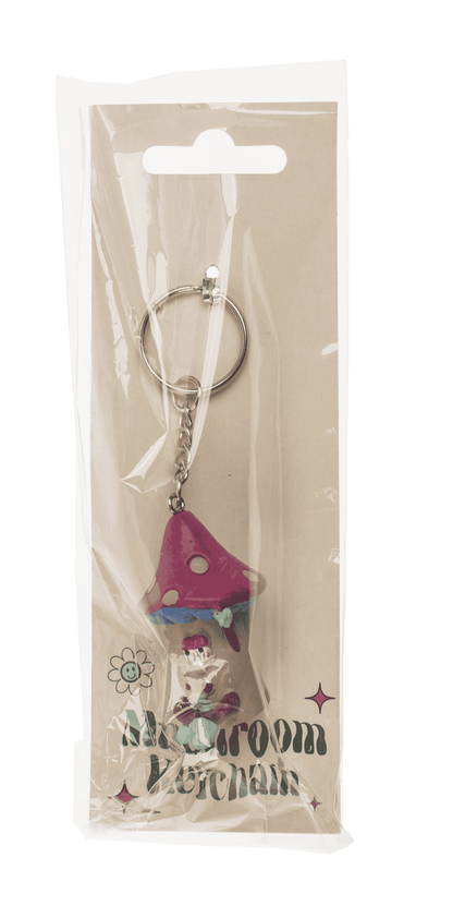 Metal keychain, Mushroom,