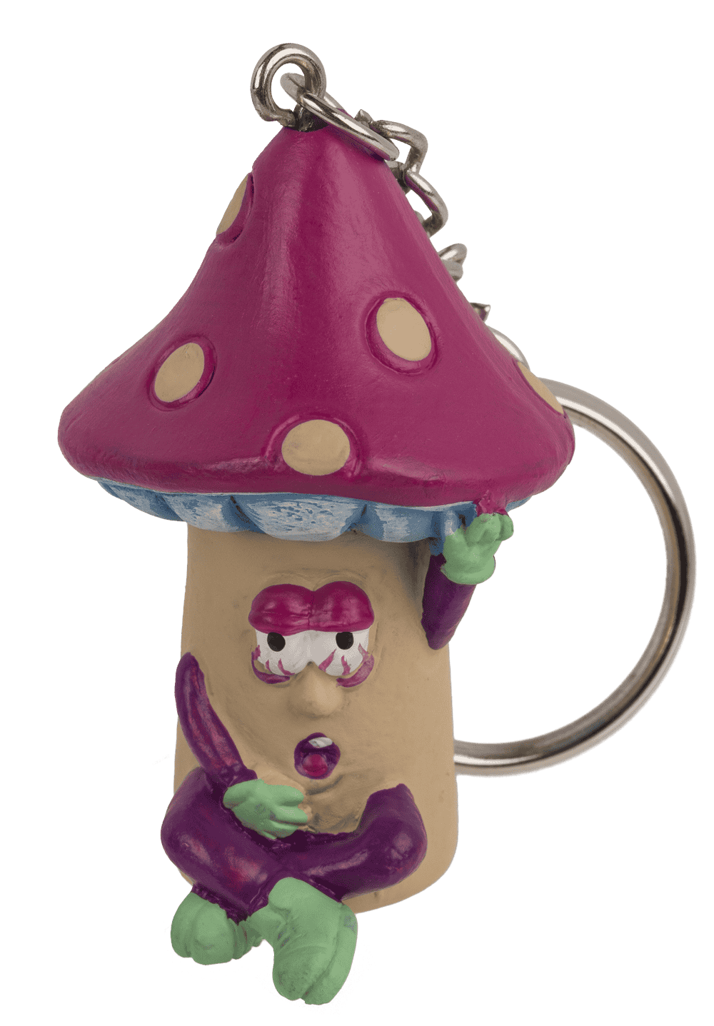 Metal keychain, Mushroom,