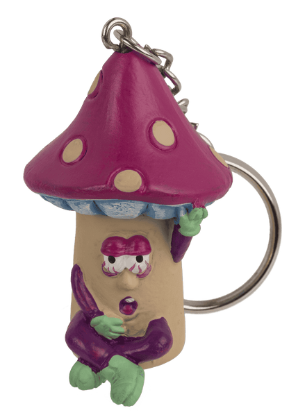 Metal keychain, Mushroom,