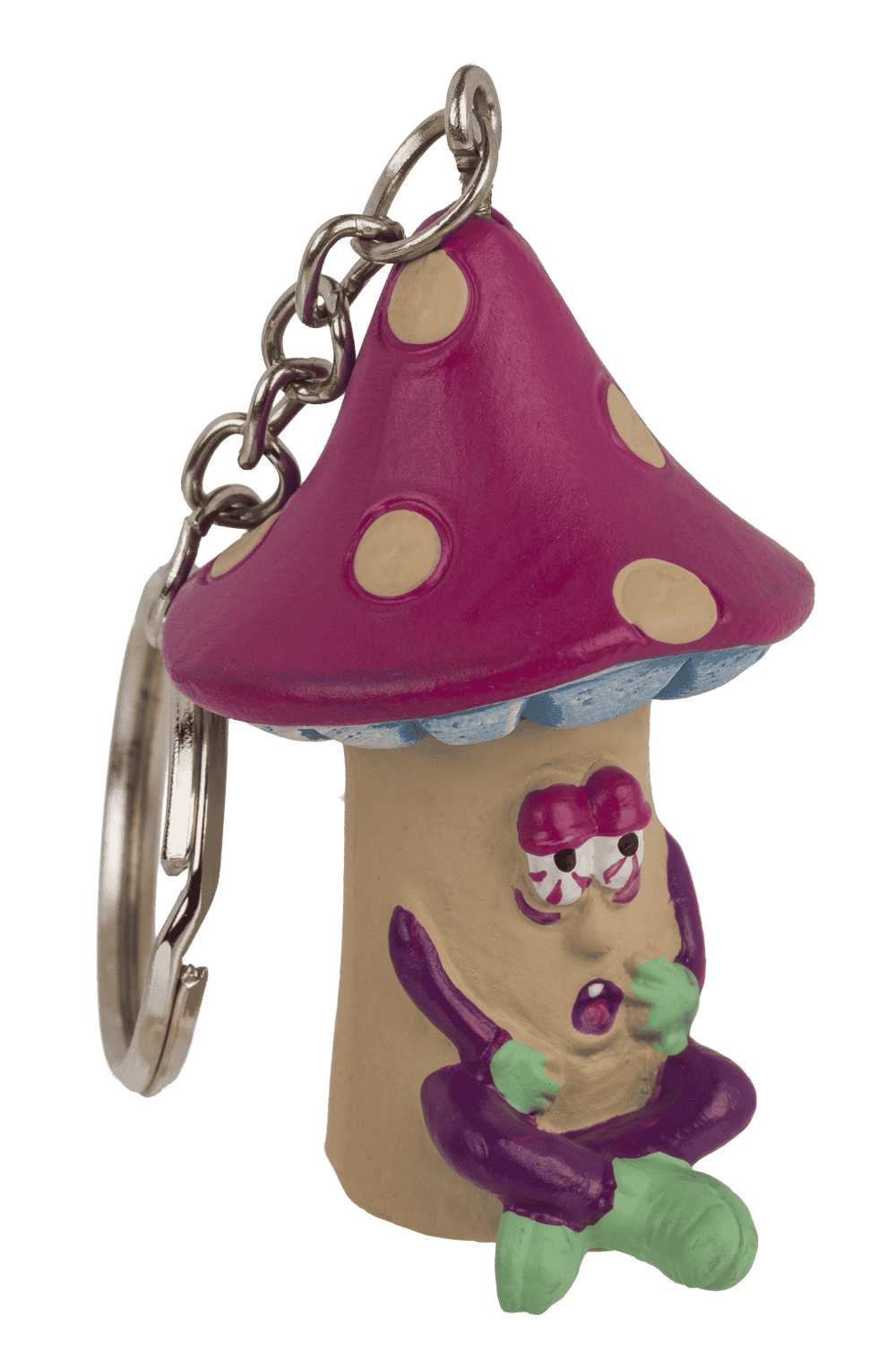 Metal keychain, Mushroom,