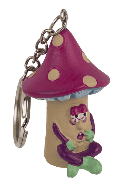 Metal keychain, Mushroom,