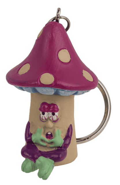 Metal keychain, Mushroom,