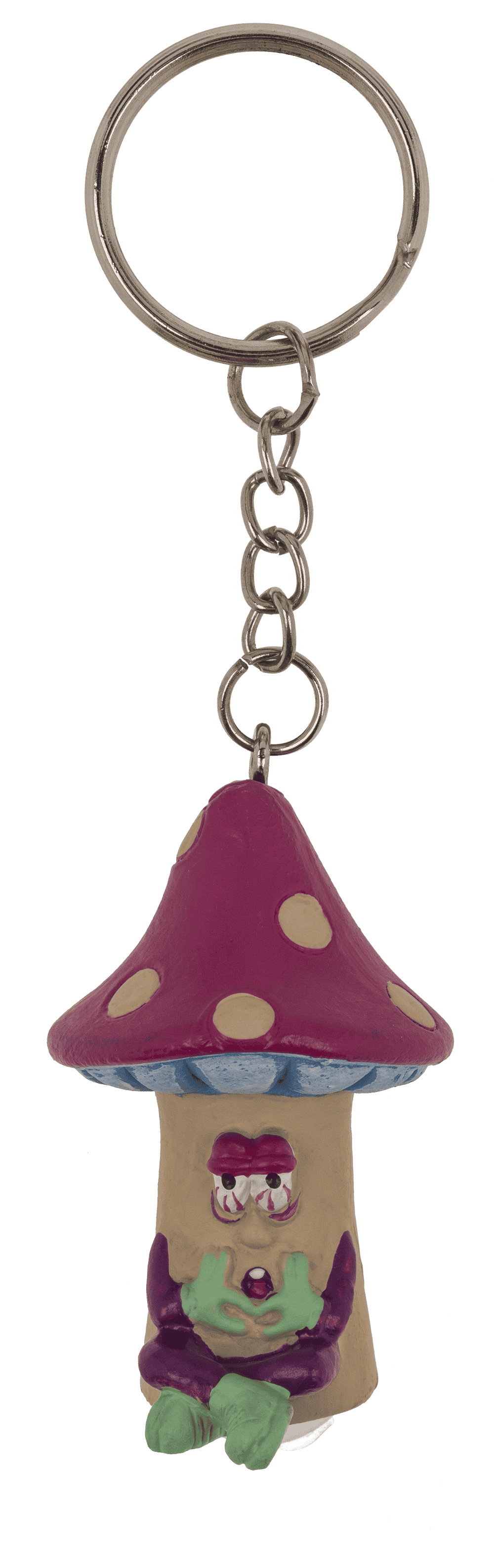 Metal keychain, Mushroom,