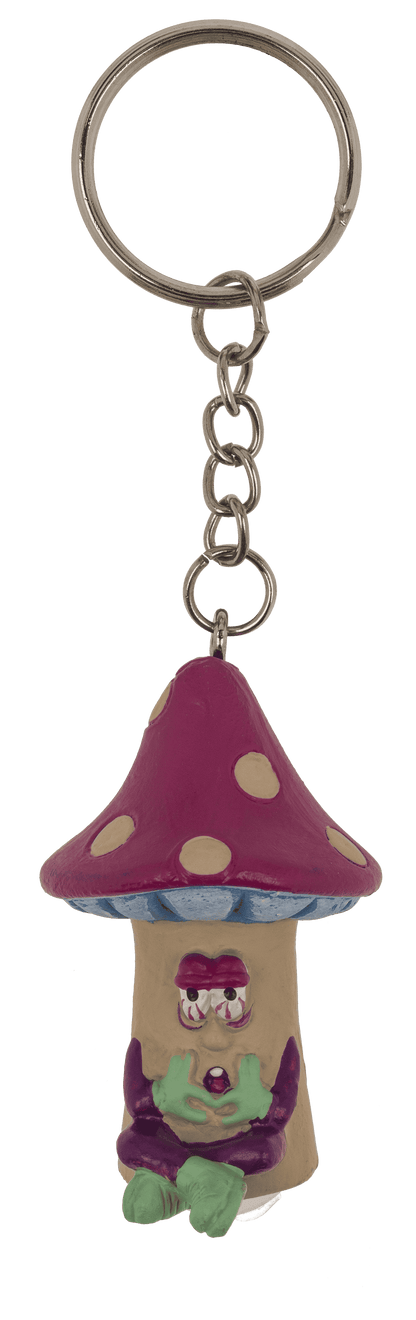 Metal keychain, Mushroom,
