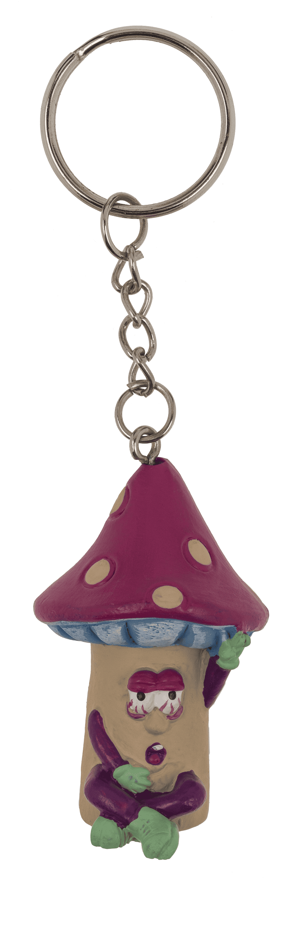 Metal keychain, Mushroom,