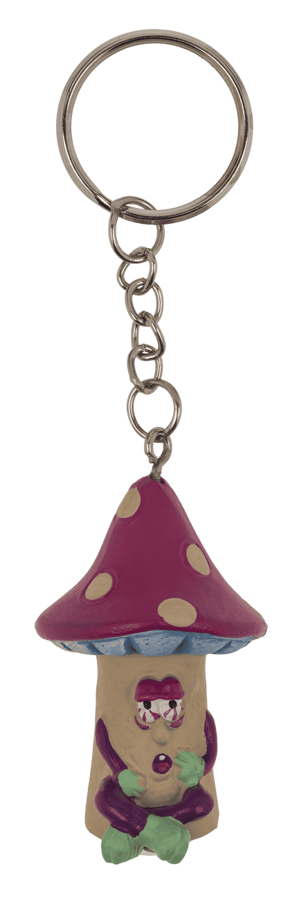 Metal keychain, Mushroom,