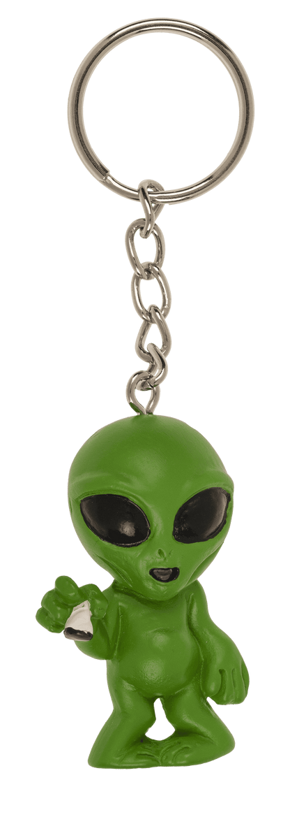 Metal key chain, Alien with Joint,