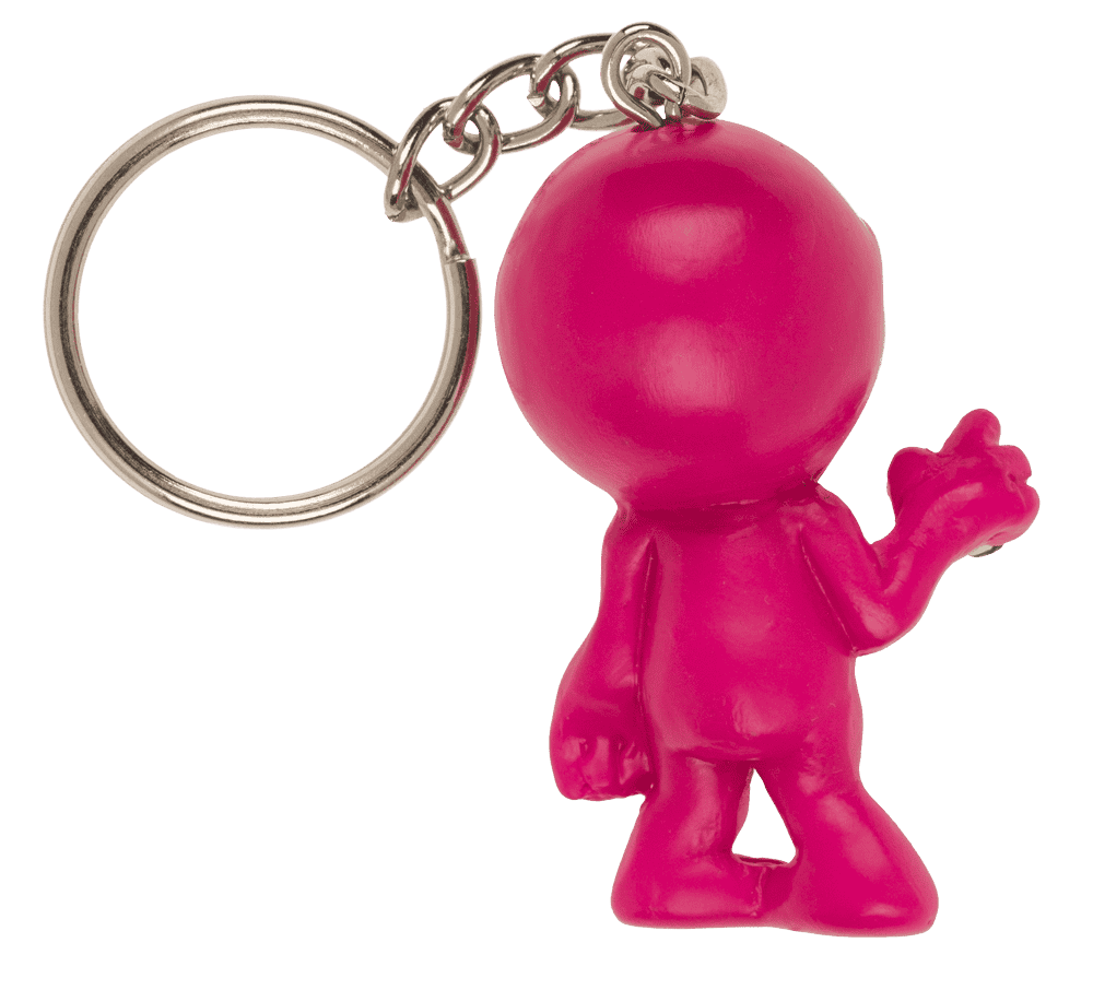 Metal key chain, Alien with Joint,