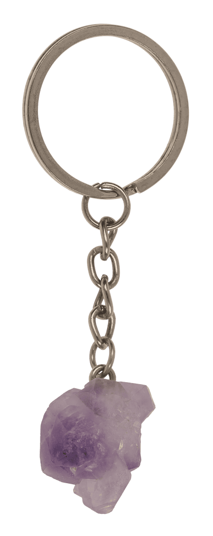 Metal keychain, Chakra Chystals,