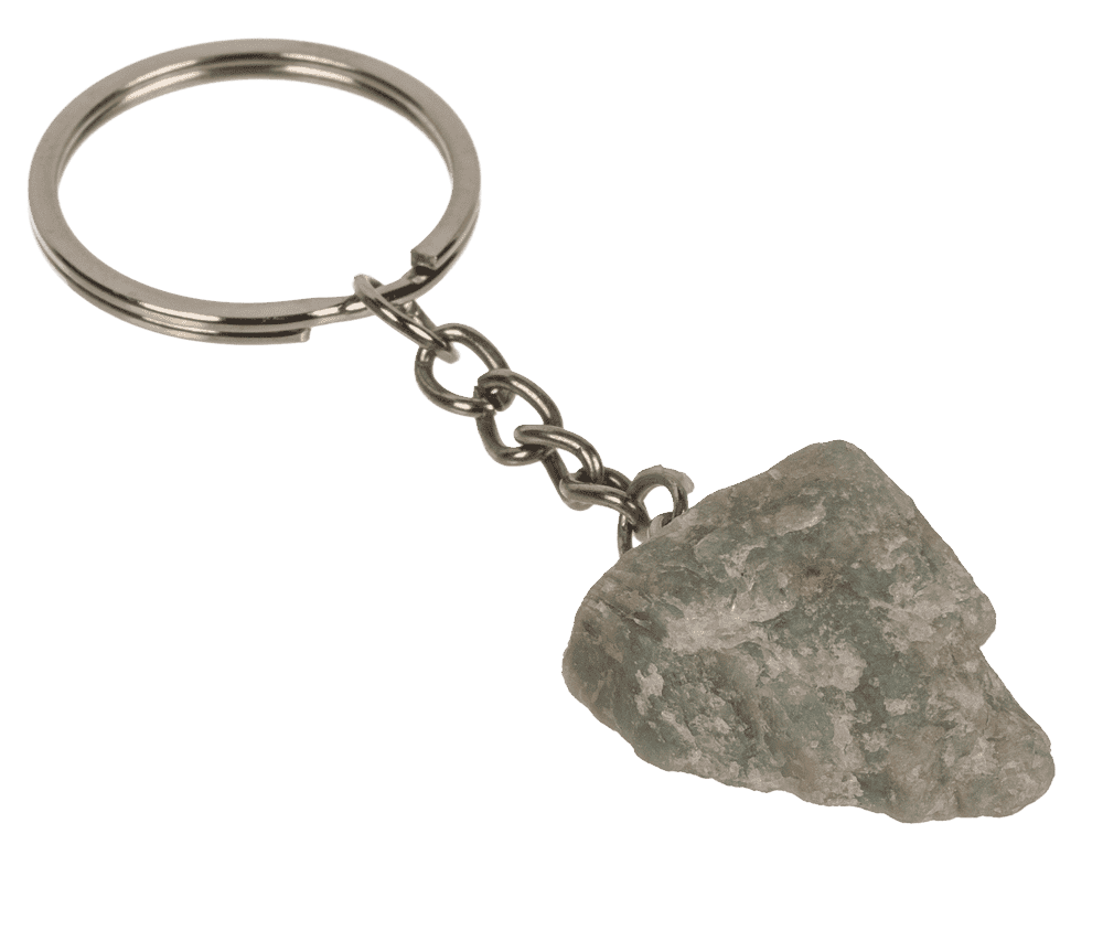 Metal keychain, Chakra Chystals,